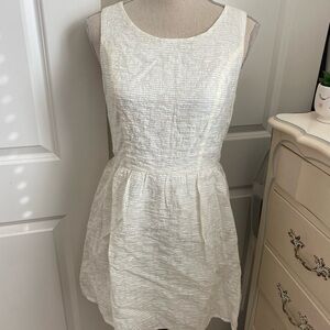 Forever 21 Cream A-Line Mini Sundress